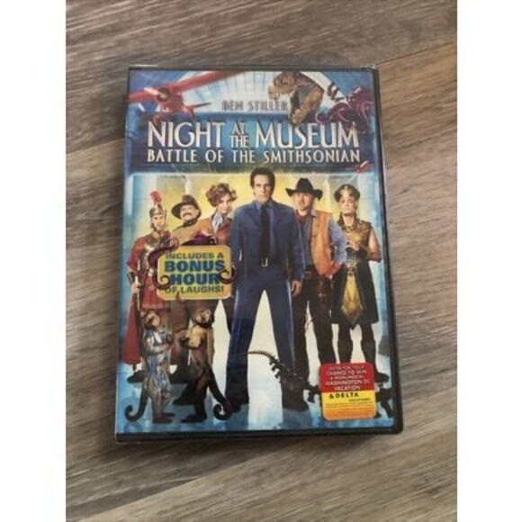 Night at the Museum 2: Battle of the Smithsonian (DVD 2009) . New- Sealed - Picture 1 of 4